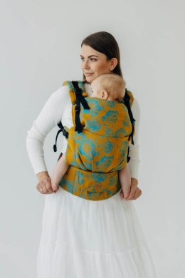 Nosidełko LennyUpGrade PRO z tkaniny żakardowej 100% bawełna , rozmiar standard - RETRO'N'ROSES - ROSARIUM