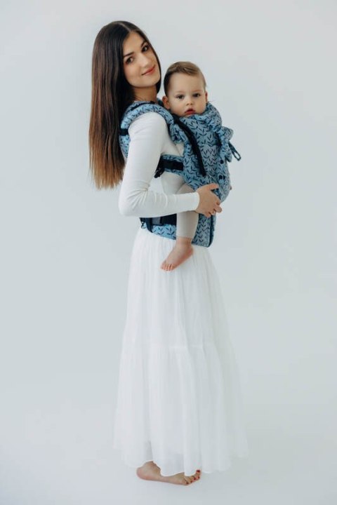 Nosidełko LennyUpGrade PRO z tkaniny żakardowej 100% bawełna , rozmiar standard - ZACZAROWANY ZAKĄTEK - FAIRY