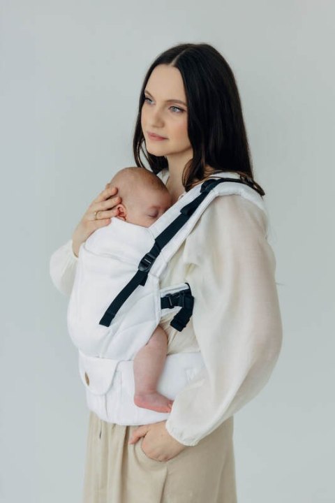 Nosidełko LennyUpGrade PRO z tkaniny żakardowej,100% wiskoza bambusowa, rozmiar standard - VIRIDIFLORA - MILKY WAY