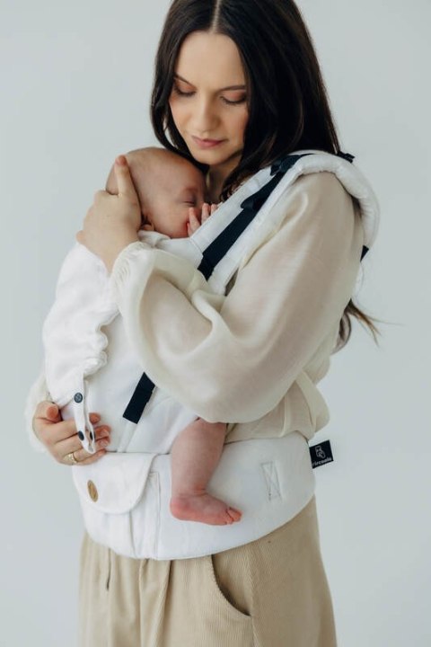 Nosidełko LennyUpGrade PRO z tkaniny żakardowej,100% wiskoza bambusowa, rozmiar standard - VIRIDIFLORA - MILKY WAY