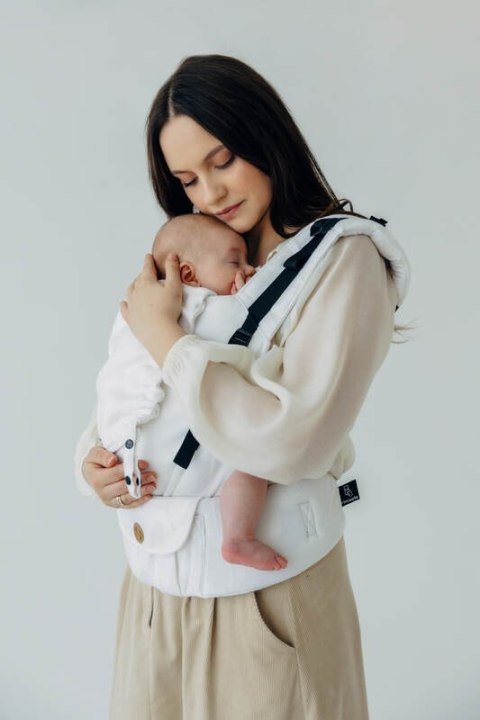 Nosidełko LennyUpGrade PRO z tkaniny żakardowej,100% wiskoza bambusowa, rozmiar standard - VIRIDIFLORA - MILKY WAY