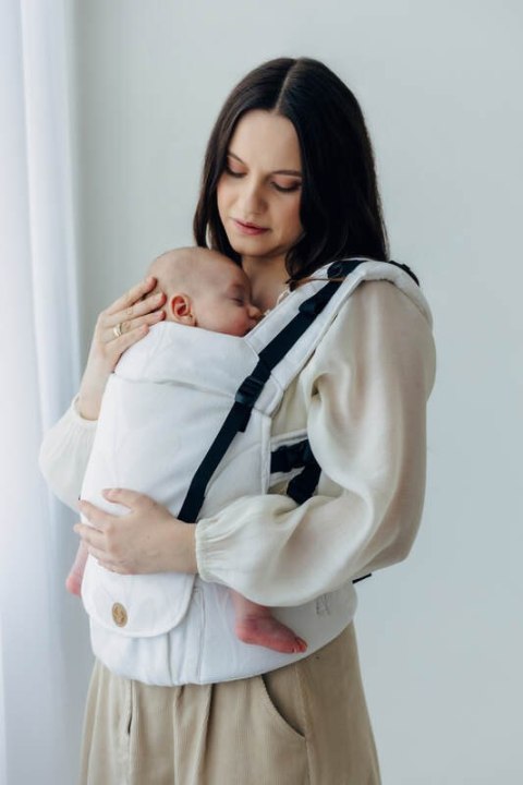 Nosidełko LennyUpGrade PRO z tkaniny żakardowej,100% wiskoza bambusowa, rozmiar standard - VIRIDIFLORA - MILKY WAY