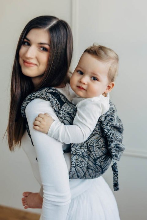 Nosidło Klamrowe Onbuhimo PRO z tkaniny żakardowej (100% bawełna), rozmiar standard - WOLNY DUCH - COCOON