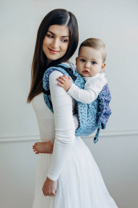 Nosidło Klamrowe Onbuhimo PRO z tkaniny żakardowej (100% bawełna), rozmiar toddler - ZACZAROWANY ZAKĄTEK - FAIRY