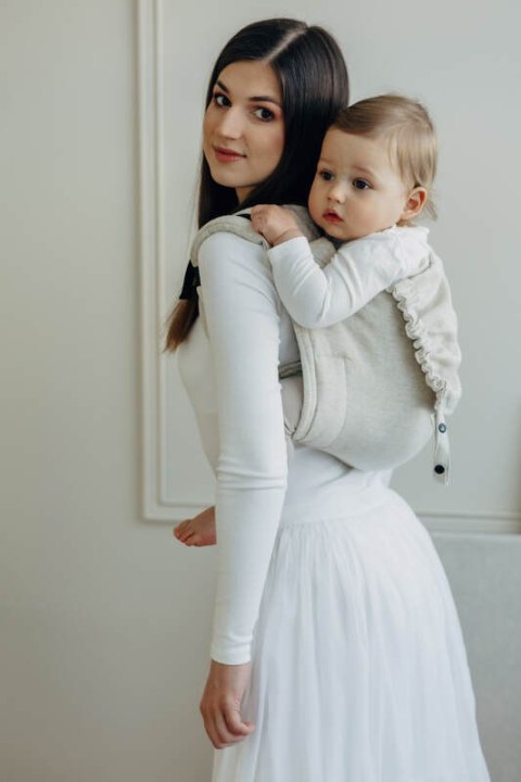 Nosidło Klamrowe Onbuhimo z tkaniny skośno-krzyżowej (50% bawełna, 25% konopie, 25% lyocell), rozmiar toddler - AIRY