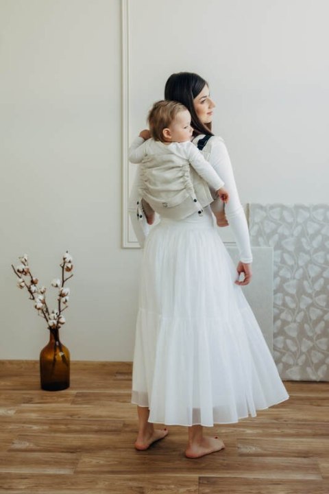 Nosidło Klamrowe Onbuhimo z tkaniny skośno-krzyżowej (50% bawełna, 25% konopie, 25% lyocell), rozmiar toddler - AIRY