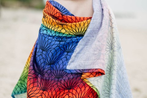 Otulacz Bambusowy Maxi - TĘCZOWY LOTOS (drugi gatunek)