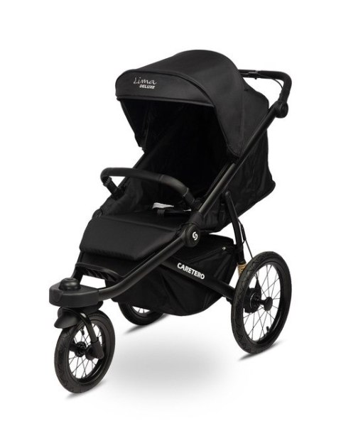 CARETERO WÓZEK SPACEROWY LIMA DELUXE BLACK