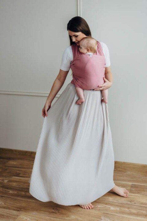 Chusta do noszenia dzieci, elastyczna - Kwarc - rozmiar standardowy 5.0 m