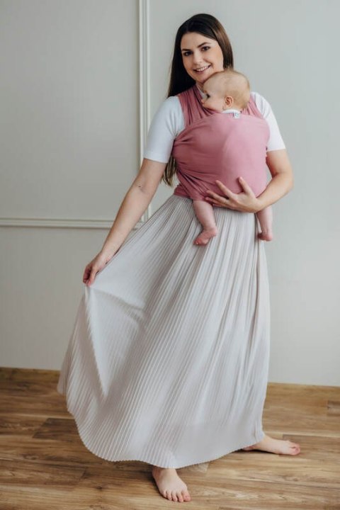 Chusta do noszenia dzieci, elastyczna - Kwarc - rozmiar standardowy 5.0 m