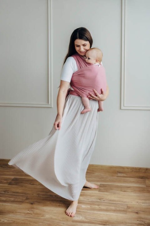 Chusta do noszenia dzieci, elastyczna - Kwarc - rozmiar standardowy 5.0 m