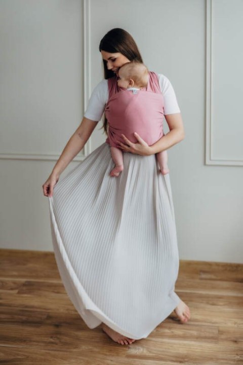 Chusta do noszenia dzieci, elastyczna - Kwarc - rozmiar standardowy 5.0 m