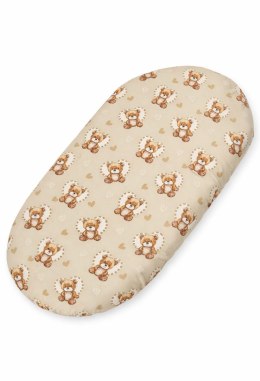 My Sweet Baby Prześcieradło bawełniane do kosza Mojżesza Boho wózka gondoli 75x35 cm - Misiove love