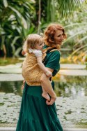 Nosidełko LennyPreschool z tkaniny żakardowej (100% wiskoza bambusowa), rozmiar preschool - WOLNY DUCH - AURUM