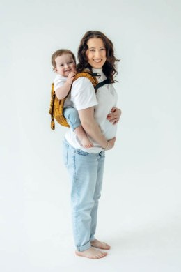 Nosidło Klamrowe Onbuhimo PRO z tkaniny żakardowej (100% bawełna), rozmiar toddler - CAPYBARAS - TRIBU