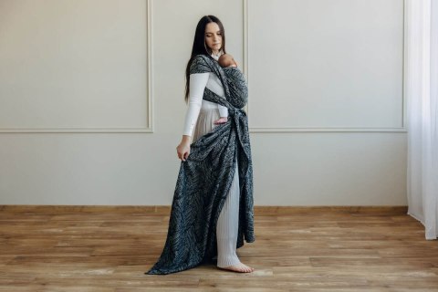 Żakardowa chusta do noszenia dzieci, 100% bawełna - WOLNY DUCH - COCOON - rozmiar L