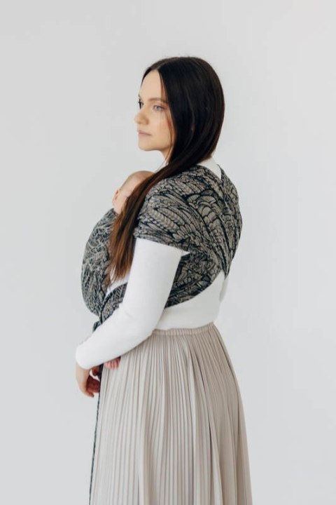 Żakardowa chusta do noszenia dzieci, 100% bawełna - WOLNY DUCH - COCOON - rozmiar M