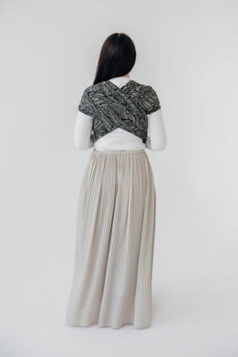 Żakardowa chusta do noszenia dzieci, 100% bawełna - WOLNY DUCH - COCOON - rozmiar S