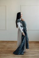 Żakardowa chusta do noszenia dzieci, 100% bawełna - WOLNY DUCH - COCOON - rozmiar XS