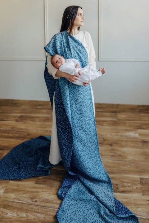 Żakardowa chusta do noszenia dzieci, 100% bawełna - ZACZAROWANY ZAKĄTEK - FAIRY - rozmiar L