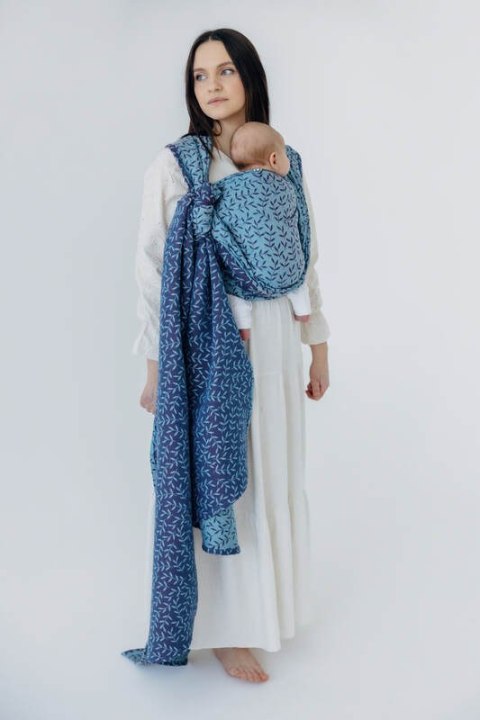 Żakardowa chusta do noszenia dzieci, 100% bawełna - ZACZAROWANY ZAKĄTEK - FAIRY - rozmiar M