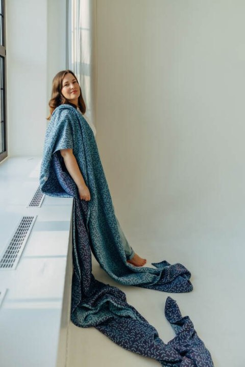 Żakardowa chusta do noszenia dzieci, 100% bawełna - ZACZAROWANY ZAKĄTEK - FAIRY - rozmiar S