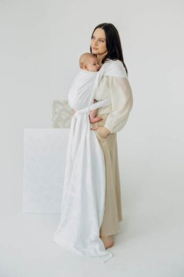 Żakardowa chusta do noszenia dzieci, 100% wiskoza bambusowa - VIRIDIFLORA - MILKY WAY - rozmiar L