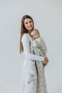 Żakardowa chusta do noszenia dzieci (50% bawełna, 25%konopie, 25% lyocell) - VIRIDIFLORA - CONNECT - rozmiar L