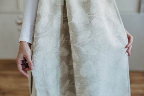 Żakardowa chusta do noszenia dzieci (50% bawełna, 25%konopie, 25% lyocell) - VIRIDIFLORA - CONNECT - rozmiar M