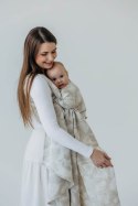 Żakardowa chusta do noszenia dzieci (50% bawełna, 25%konopie, 25% lyocell) - VIRIDIFLORA - CONNECT - rozmiar S