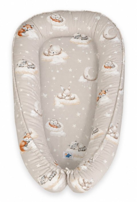 My Sweet Baby Kokon niemowlęcy dwustronny kojec otulacz Premium MY SWEET BABY- Twinkle Woodland