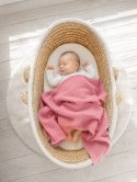 My Sweet Baby Muślinowy kocyk dla niemowląt z chwostami - róż retro
