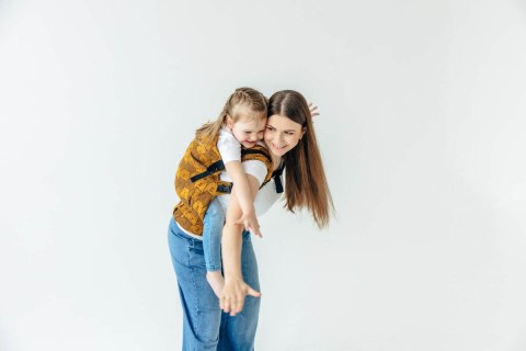 Nosidełko LennyPreschool z tkaniny żakardowej 100% bawełna, rozmiar preschool - CAPYBARAS - TRIBU