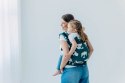 Nosidełko LennyPreschool z tkaniny żakardowej (100% wiskoza bambusowa), rozmiar preschool - BIRDY - SKYWARD