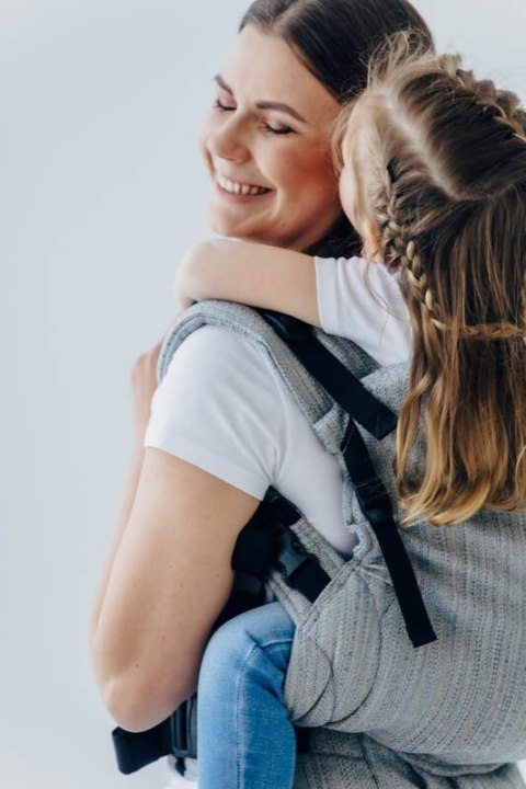 Nosidełko LennyPreschool z tkaniny żakardowej (54% jedwab, 46% bawełna), rozmiar preschool - LITTLE LOVE - MUNA