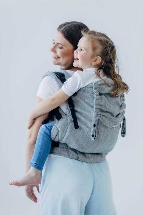 Nosidełko LennyPreschool z tkaniny żakardowej (54% jedwab, 46% bawełna), rozmiar preschool - LITTLE LOVE - MUNA