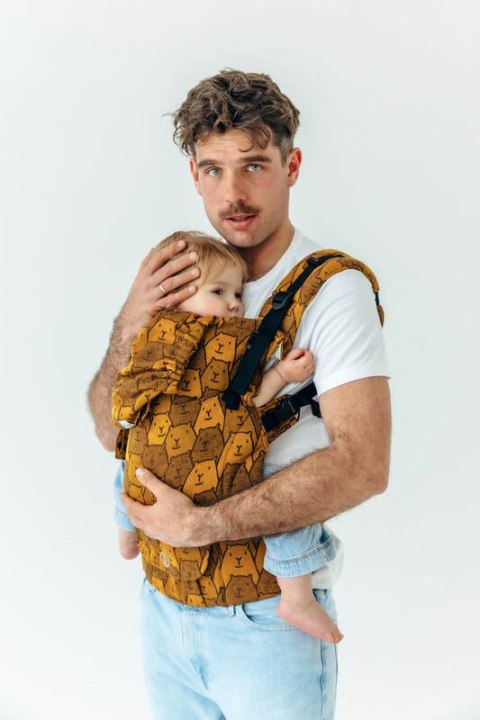 Nosidełko LennyUpGrade PRO z tkaniny żakardowej 100% bawełna , rozmiar standard - CAPYBARAS - TRIBU