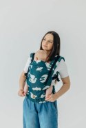 Nosidełko LennyUpGrade PRO z tkaniny żakardowej,100% wiskoza bambusowa, rozmiar standard - BIRDY - SKYWARD