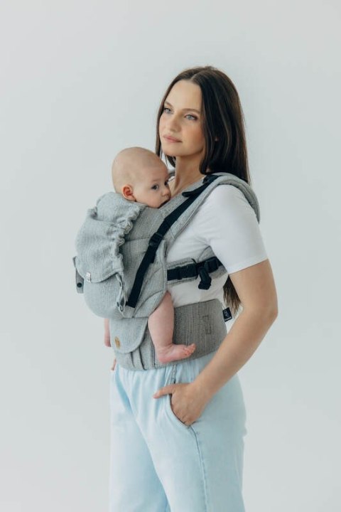 Nosidełko LennyUpGrade PRO z tkaniny żakardowej (54% jedwab, 46% bawełna) , rozmiar standard - LITTLE LOVE - MUNA