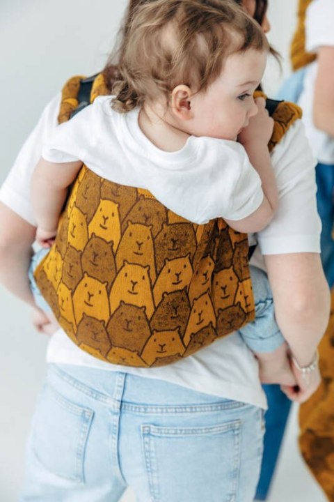 Nosidło Klamrowe Onbuhimo PRO z tkaniny żakardowej (100% bawełna), rozmiar toddler - CAPYBARAS - TRIBU