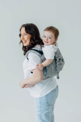 Nosidło Klamrowe Onbuhimo PRO z tkaniny żakardowej (54% jedwab, 46% bawełna), rozmiar Toddler - LITTLE LOVE - MUNA