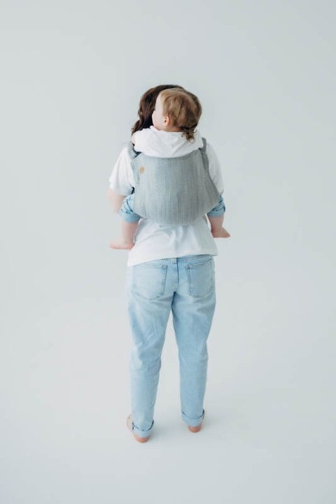 Nosidło Klamrowe Onbuhimo PRO z tkaniny żakardowej (54% jedwab, 46% bawełna), rozmiar Toddler - LITTLE LOVE - MUNA