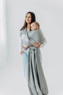Żakardowa chusta do noszenia dzieci (54% jedwab, 46% bawełna) - LITTLE LOVE - MUNA - rozmiar L