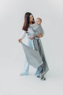 Żakardowa chusta do noszenia dzieci (54% jedwab, 46% bawełna) - LITTLE LOVE - MUNA - rozmiar XL