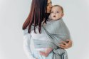 Żakardowa chusta do noszenia dzieci (54% jedwab, 46% bawełna) - LITTLE LOVE - MUNA - rozmiar S