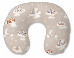 Bobono Poduszka rogal do karmienia fasolka + zdejmowana poszewka - Twinkle Woodland