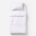 My Sweet Baby Bawełniana pościel dla dzieci 2-częściowa poszewki na poduszkę 60x40 i na kołderkę 120x90 - biała