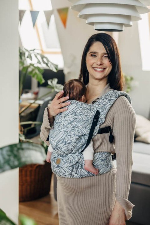 Nosidełko LennyLight z tkaniny żakardowej 100% bawełna , rozmiar standard - WOLNY DUCH - NIKE