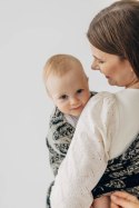 Żakardowa chusta do noszenia dzieci, 65% Bawełna 35% Jedwab - KRÓLOWA NOCY - PAMINA - rozmiar L