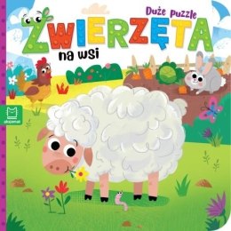 AKSJOMAT ZWIERZĘTA NA WSI DUŻE PUZZLE